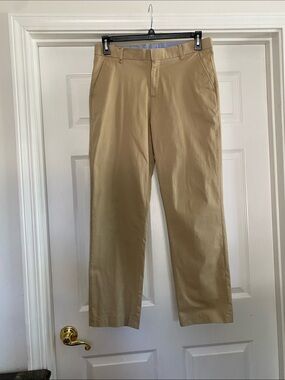 Tommy Hilfiger Men's Khaki Straight-Leg  Tan